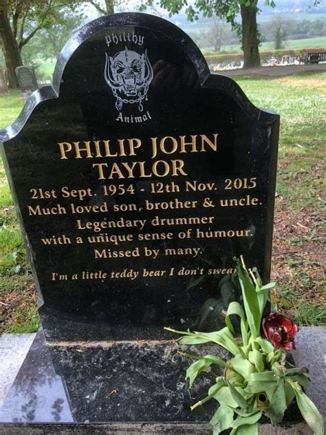 Phil Taylor's Grave .